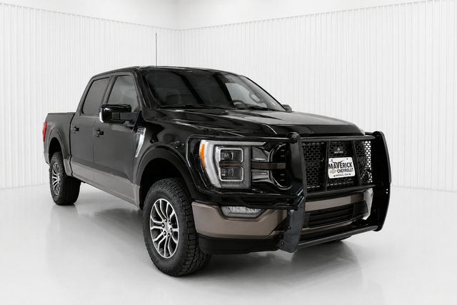 2021 Ford F-150 XL in Black — front three-quarter view