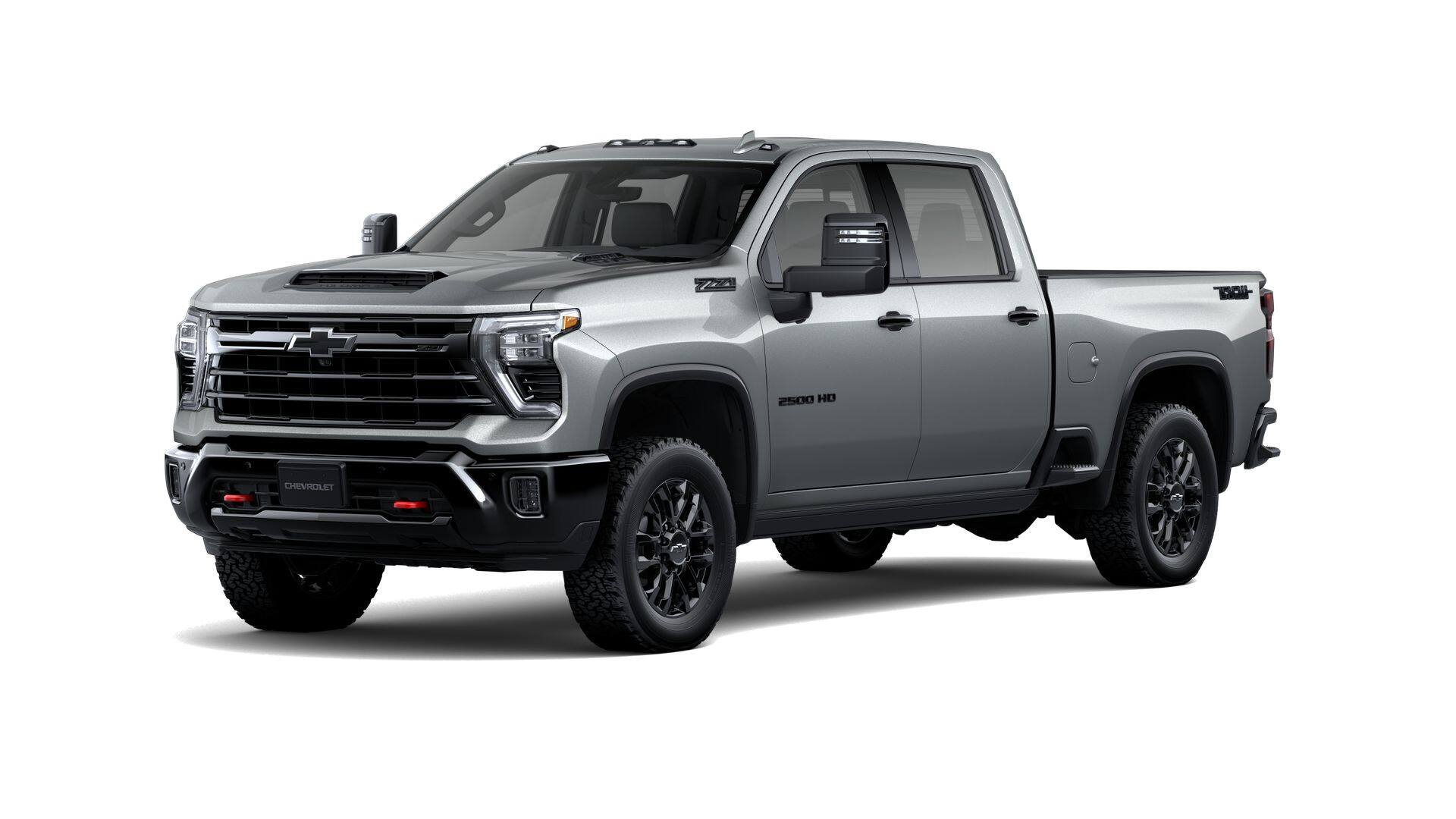 2026 Chevrolet Silverado 2500 HD LTZ in Sterling Gray Metallic — front three-quarter view