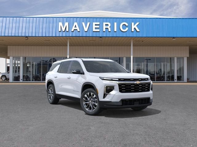 2026 Chevrolet Traverse LT in Summit White — front three-quarter view