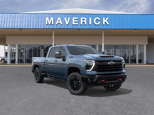 2026 Chevrolet Silverado 2500 HD LT in Lakeshore Blue Metallic — front three-quarter view