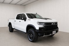 2024 Chevrolet Silverado 1500 ZR2 in Summit White — front three-quarter view