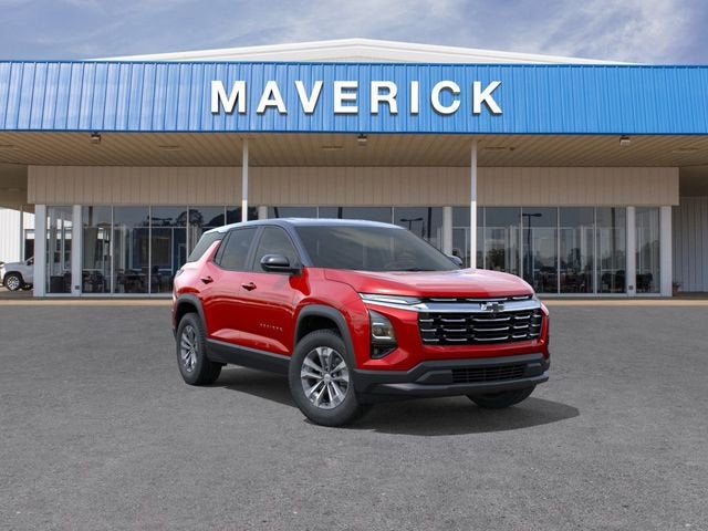 2026 Chevrolet Equinox LT in Radiant Red Tintcoat — front three-quarter view