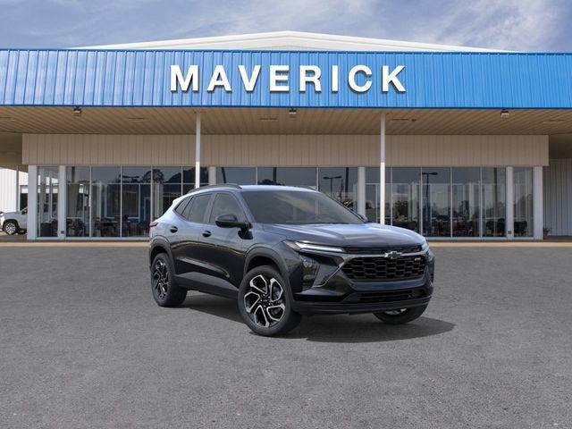 2026 Chevrolet Trax 2RS in Mosaic Black Metallic — front three-quarter view